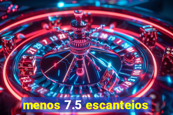 menos 7.5 escanteios